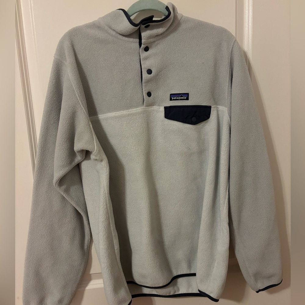 Patagonia Synchilla Snap-T Gray Fleece Pullover